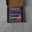 30 Pcs American Flag Pen Patriotic Retractable Decorative Pens for Independence Day 1.0mm Black Ink USA Bulk Ballpoint Pens Stationary Supplies for Office Party Gifts