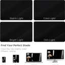 CUCRAF Black Blackout Curtains 84 inch Length 2 Panels Set, Rod Pocket Room Darkening Drapes for Bedroom Living Room, Insulated Thermal Light Blocking Window Curtain (W52 x L84 Inch)