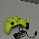 W&O Wireless Controller for With Xbox One, Xbox Series X/S, Xbox One X/S, PC, With RGB LED Light, Mappable Buttons, With 2.4GHZ Wireless Adapter Gamepad (Electric Volt)