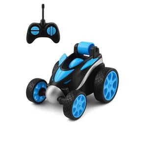 NextGen Racers Kids Remote Control Toy Car - RC Stunt Race Cars with LED Lights & 360° Flip/Spinning Action for Boys & Girls, Ages 5, 6,7, 8 to 14 Years & up, Perfect Indoor/Outdoor Toy Gift (Blue)