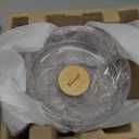 Niteangel Super-Silent Hamster Exercise Wheels: - Quiet Spinner Hamster Running Wheels with Adjustable Stand for Hamsters Gerbils Mice Or Other Small Animals (S, Transparent)