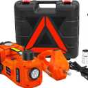 E-HEELP Electric Car Jack Kit 5Ton 12V Hydraulic Car Jack Lift (Lifting Range: 6.1~20.86 inch) with Electric Impact Wrench for SUV MPV Sedan Truck Change Tires Garage Repair