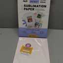 Printers Jack Sublimation Paper - Heat Transfer Paper 100 Sheets 8.3" x 11.7" for Any Epson HP Canon Sawgrass Inkjet Printer with Sublimation Ink for T shirt Mugs DIY