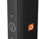 DOSS E-Go II Bluetooth Speaker with 12W Superior Sound, Loud Bass, IPX6 Waterproof, Built-in Mic, 12H Playtime, for Pool, Beach, Outdoor, and Travel (Black)