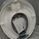 ANGELBLISS Baby Potty Training Toilet Seat with Soft Cushion Handles, Haute Collection, Double Anti-Slip Design and Splash Guard for Boys and Girls (Blue)