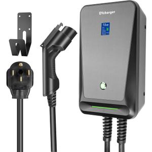 32A 7.68KW EV Charger Level 2,240V 20ft Charging Cable Electric Vehicle Charging Station with NEMA 14-50 for Electric and Hybrid Vehicles