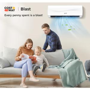 Blast Series 12000BTU 20 SEER2 115V Ductless Mini Split Air Conditioner FP1031BUS-22WH