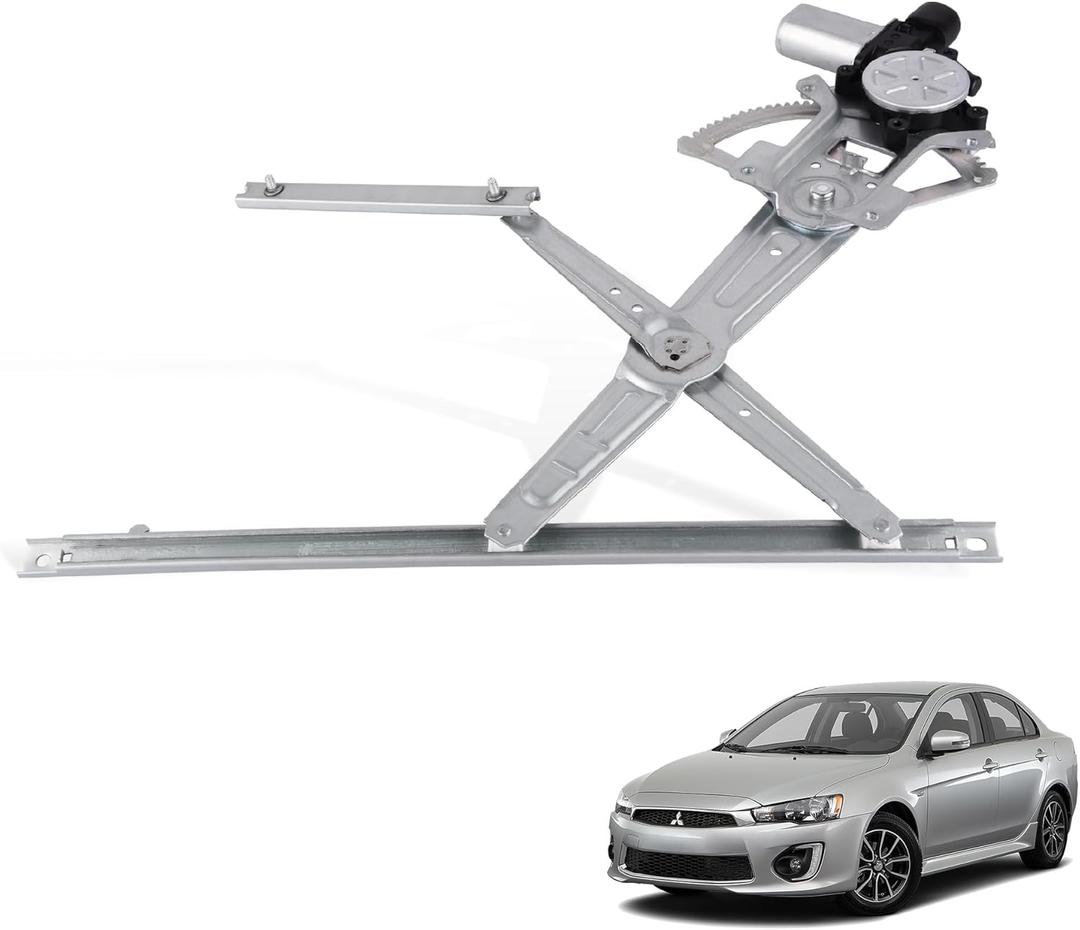 Front Left Driver Side Power Window Regulator with Motor Assembly Compatible for 2008-2017 Mitsubishi Lancer, Replacement 751-780