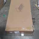 Full Bed Frame with Storage Drawers, Upholstered Full Size Platform Bed with 47" Tall Headboard and Wingboard, No Box Spring Needed, Noise Free, Easy Assembly, Wooden Support Slats, Beige