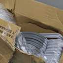 MLKJHHI 60 Pack Heavy Duty Plastic Hangers, Non Slip Clothes Hangers with Rubber Pads and 360 Hook - Thin Space Saving Hanger, Closet Organizer for Shirt, Pants, Suit, Skirt,Coat - Gray