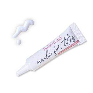 FlutterHabit Made for This Adhesive Clear for Eyelash Extensions - Your Ultimate All-Day Hold Lash Cluster Glue for Effortless, Stunning, and Long-Lasting Eyelashes - All-in-one Lash Glue