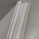 UNISHADES 100% Blackout Cordless Roman Shades for Indoor Windows & French Doors, 34 1/4" W 48" H - Blackout - Natural