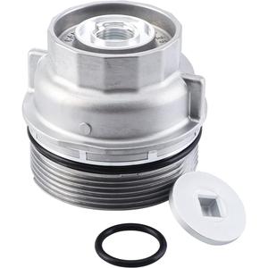 Oil Filter Housing Cap Assembly 15620-31060 with Oil Plug Fit for Toyota 2005-2019 Tundra RAV4 4Runner Camry Highlander Tacoma Avalon Sienna Venza Lexus RX350 Replacement 1562031060 15643-31050