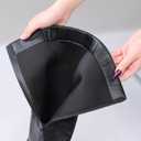 TYNDALL Womens Knee High Boots Platform Chunky Heel Black Boot for women (Black)