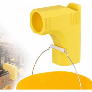 Table Saw Dust Collector Adapter Compatible with DeWALT DWE7485 - Features Dual Integrated Hooks for Dust Bucket, Efficient Sawdust Collection, Textured Grip & Clog-Free Design