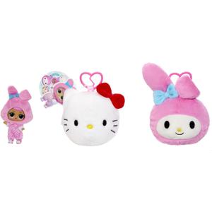 LOL Surprise Loves Hello Kitty and Friends Reversible Plush - Blind Plush with Matching Tot, Sanrio Characters, On-The-Go Play, 5 Surprises, 6 Adorable Styles!