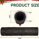 Artificial Bark Christmas Tree Skirt Hidden Fake Rod, Bark Wood Texture for Christmas Tree, Christmas, Home, Party Holiday Decoration