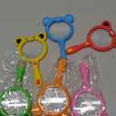 6Pcs Kids Magnifying Glass, Colorful Magnifying Glass for Kids, Hand Toy Magnify Glasses, Mini Magnifier Glasses for Science Class Reading Outdoor Observation Party Favor
