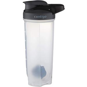 Contigo - 70290 Contigo Shake & Go Fit Snap Lid Shaker Bottle, 28 oz, Black
