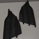 HECASA Front Fog Light Hole Cover Set Compatible with 2013-2016 Ford Escape Replacement for CJ5Z17E810AA CJ5Z17E811AA FO1039124 FO1038124 Bumper Grille Insert Driver & Passenger Side