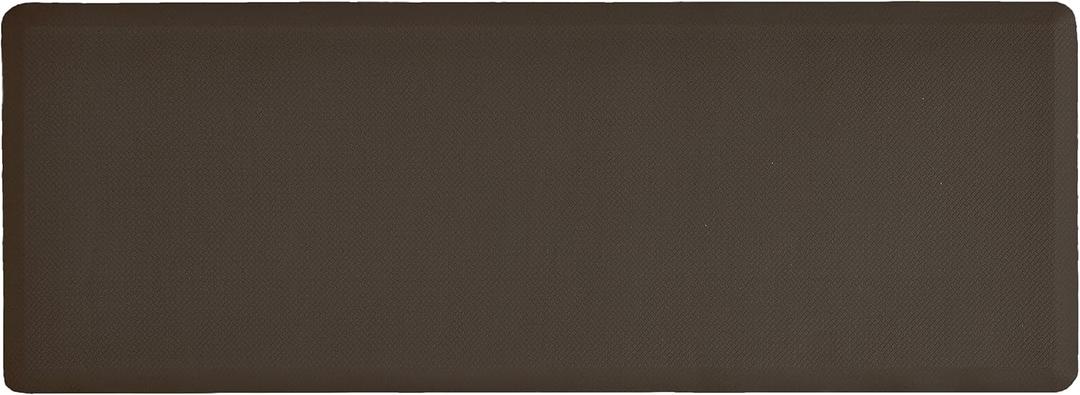 Anti Fatigue Kitchen Rugs Kitchen Mats for Floor, Cushioned Non-Slip Waterproof Ergonomic Comfort Rug Standing Mat for Kitchen, Doing Dishes,Floor,Home,Office,Sink,Laundry,Brown,17.3"x47.2"