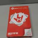 Morph Black Curly Cosplay Wig for Rockstar Role Play, Wavy Halloween Wig for Men and Women, Natural Look, One Size