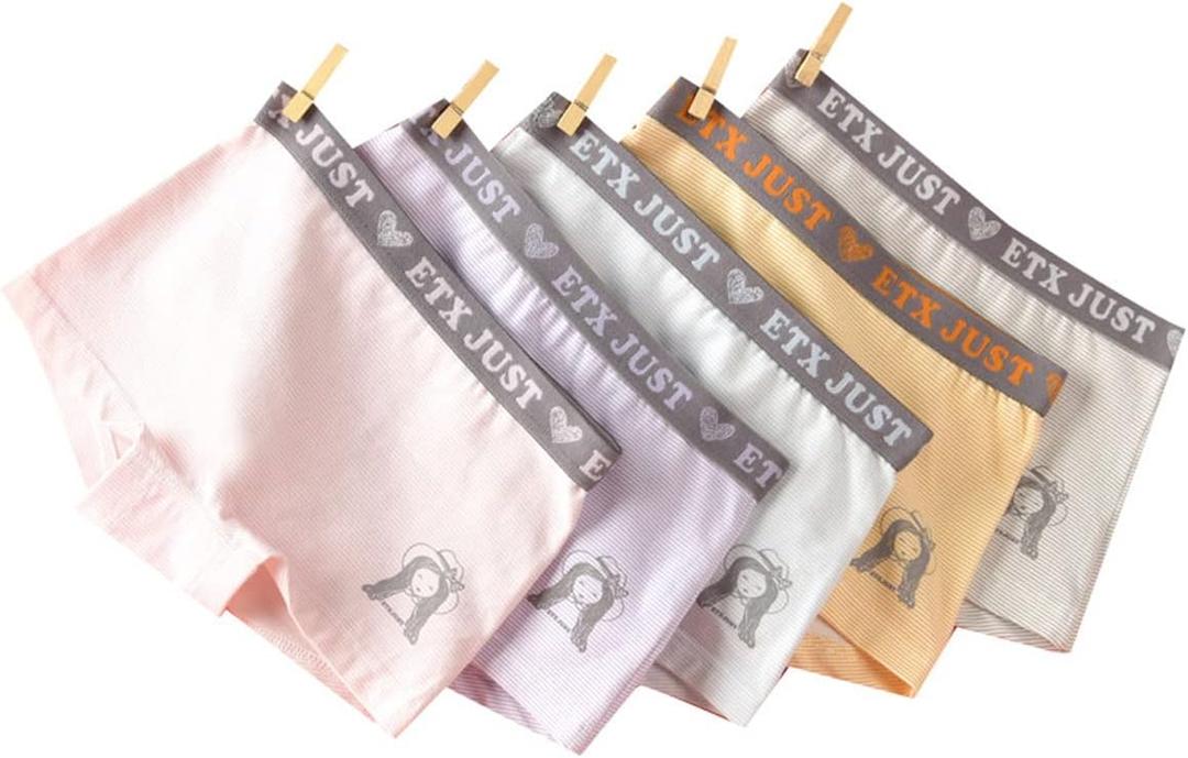 Girls Underwear Cotton Girls Boxer Briefs Comfort Breathable Little/Big Girl Shorts Briefs For 2-16 YRS