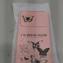 Funermei (2in1 for Moto G Stylus 5G 2023 Case for Women Butterfly Cute Girls Phone Cover Girly Flowers Floral Aesthetic Butterflies Design with Camera Cover and Ring Stand for Moto G Stylus 5G Case