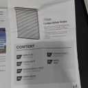 SUNOFF Cordless No Drill Light Filter Cellular Shades, 34" W x 64" H, Beige