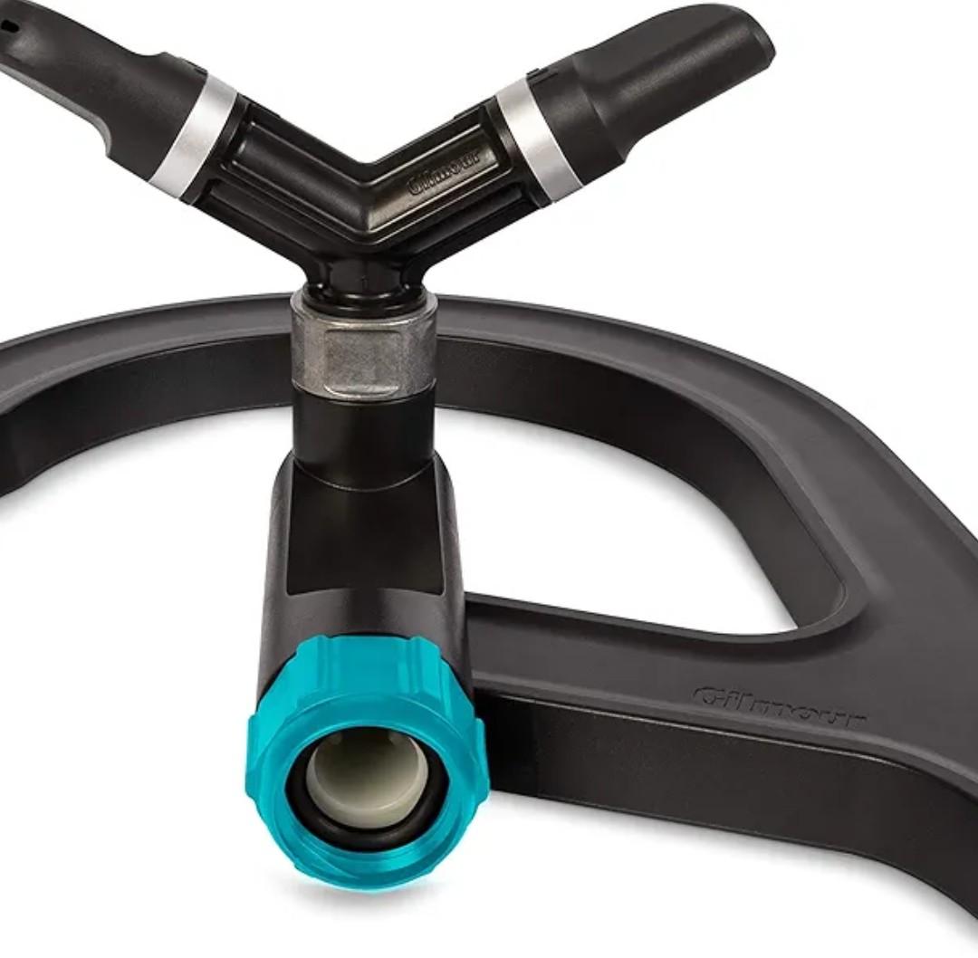 Gilmour 813443-1001 Whirling Stationary Base Adjustable Spot Sprinkler, Onyx