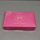 VCKOVCKO Light Brown Curly Bob Wig With Air Bangs Natural Curly Wavy Short Bob Women's Shoulder Length Wigs Synthetic Cosplay for Girl (Light Brown) (12#)