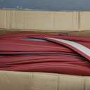 TIEHESYT Car Seat Covers Full Set, Breathable Leather Automotive Front and Rear Seat Covers, Car Seat Protectors Full Set, Compatible with Most Vehicles, SUV (Martha Red, Front Pair and Rear)