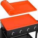 LOPNUR Full Coverage Silicone Grill Cover for Blackstone Griddle, 36 Inch Food-Grade Heavy-Duty Silicone Griddle Mat for Blackstone Grill, Protects Outdoor Grill from Dust, Rust, and Debris All Year, Size: 36" x 22" x 2.5"