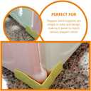 Anti-Slip Playpen Clip 2-Pack Plastic Replacement Stabilizer for Baby Playard Fence Gate Fixator 7.2 Inch Non-Slip Base for Nursery Safety