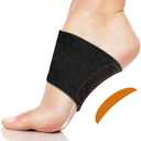 Plantar Fasciitis Pain Arch Support Sleeves BraceUpdated Version Adjustable Compression Arch Inserts, Orthotic Inserts Support for Flat Feet, Fallen Arches, High Arch, Heel Pain, Women and Men (Arch Support Pads, M 8.5-12 / W 10-13)