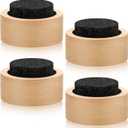 Chunful 4 Pcs Lava Rock Essential Oil Diffuser Lava Stone Passive Diffuser for Sauna Decorating at Home, Office, Bedroom, Bathroom or Car, and Gift-Giving