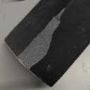 Heavy Duty Book Ends for Shelves, Set of 2 Resin Decorative Bookends for Heavy Books, Layered Arch Book Stoppers, Modern Minimalist Bookshelf Decor, Matte Black Finish for Office and Home Use