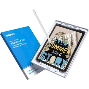 MOBDIK 2 Pack Paperfeel (AlignGuard Pro) Screen Protector Compatible with iPad A16 11th / 10th Generation (2025/2022), Crafted for Natural Writing, Less Reflection, Easy Installation