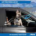 Auto Ventshade [AVS] In-Channel Rain Guards for 2009 - 2020 Dodge Journey | Window Vent Visors, 4 pcs. - Smoke | 194072