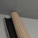 Kitchen Rugs Non Slip Washable, Rubber Backing Soft Chenille Braided Kitchen Mats for Floor, Super Absorbent Kitchen Runner Rug Standing Mat Sink Mat, Easy to Clean, Brown 17"x47"