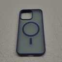 SUPFINE Magnetic for iPhone 14 Pro Max Case (Compatible with MagSafe) (Military Grade Drop Protection) Slim Translucent Matte Shockproof with Anti-Fingerprint Phone Case,Lavender Gray