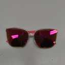 Sumato Sunglasses Womens, Oversized Pink Sunglasses for Women with Trendy Mirrored Lens UV400 Blocking