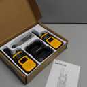 Retevis RB48 FRS Walkie Talkies Long Range, Rugged & IP67 Waterproof & Floating, Mil-Standards 810H Two Way Radio, Heavy-Duty, NOAA, Rechargeable, 20hr Battery, Emergency Radio(2 Pack)