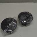 PLOOTA 2Pcs Round Electric Cable Hatch RV Camper Cord Cover,Compatible Travel Tent Trailer Motorhome,Accepts up to 50 Amp Cord(Black)