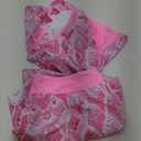 ROSEWE Tribal Print Tankini Swimsuits for Women, Modest Tummy Coverage Bathing Suits with Skirt, 2 Piece Sporty Swimwear (X-Large, Pink)