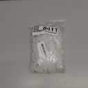 jixsloft Plastic Christmas Light Hanger Clips, Fascia Board Clips, Deck Banister Light Clips, Holiday Light Clips Hangers Outside Indoor for Fascia Board in Thickness from 3/4'' - 7/8" (100PCS)