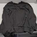 WIHOLL Sweatshirt for Women V Neck Sweaters Long Sleeve Shirts Fall Clothes Ribbed Collar 2025 Trendy Fashion