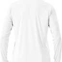 Men's UPF 50+ Sun Protection Beach Shirts Short Sleeve SPF UV Rash Guard Swim Quick Dry Water Swimming T-Shirts (White, M)