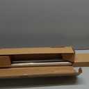 Ivilon Drapery Treatment Window Curtain Rod - Square Design 1 1/8 Rod. 72 to 144 Inch. Satin Nickel