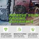 SCITOO 14pcs Front Suspension Kit Upper Control Arm Inner Outer Tie Rod End Adjusting Sleeve Sway Bar Link Fit 1997-2002 Ford Expedition 1997-2003 Ford for F-150 1998-2002 For Lincoln Navigator